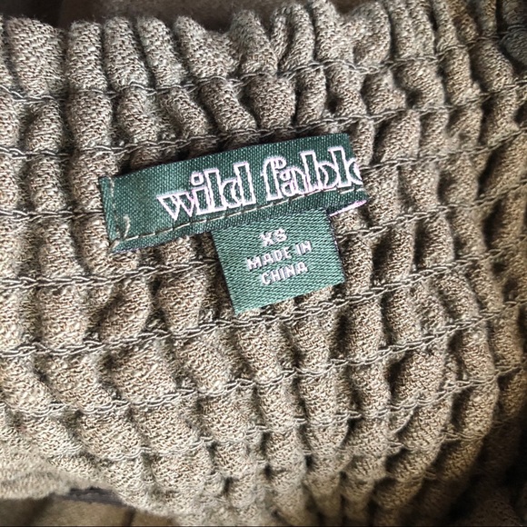 SOLD Wild Fable Button Up Wide Leg Jumpsuit - Picture 7 of 8